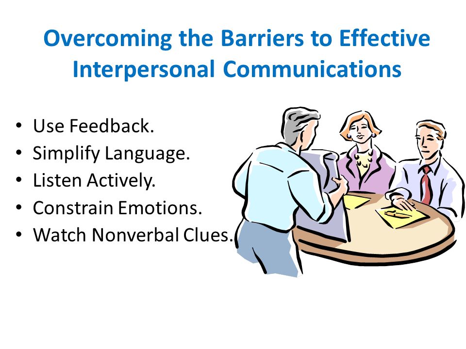 Eight barriers to effective listening